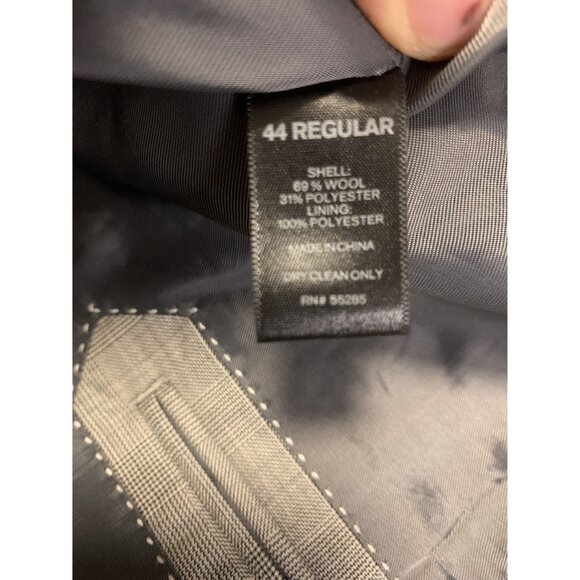Express Photographer Fitted Plaid Blazer Size 44R Sport Jacket - Picture 9 of 9